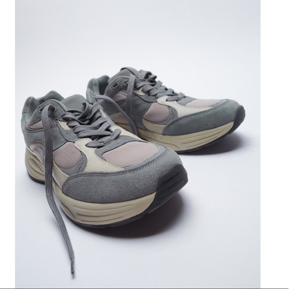 Zara Gray Thick sole sneakers - Picture 5 of 7